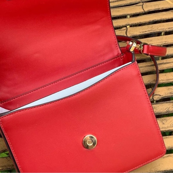 New Kate Spade Reegan Leather Satchel Crossbody - Picture 5 of 7